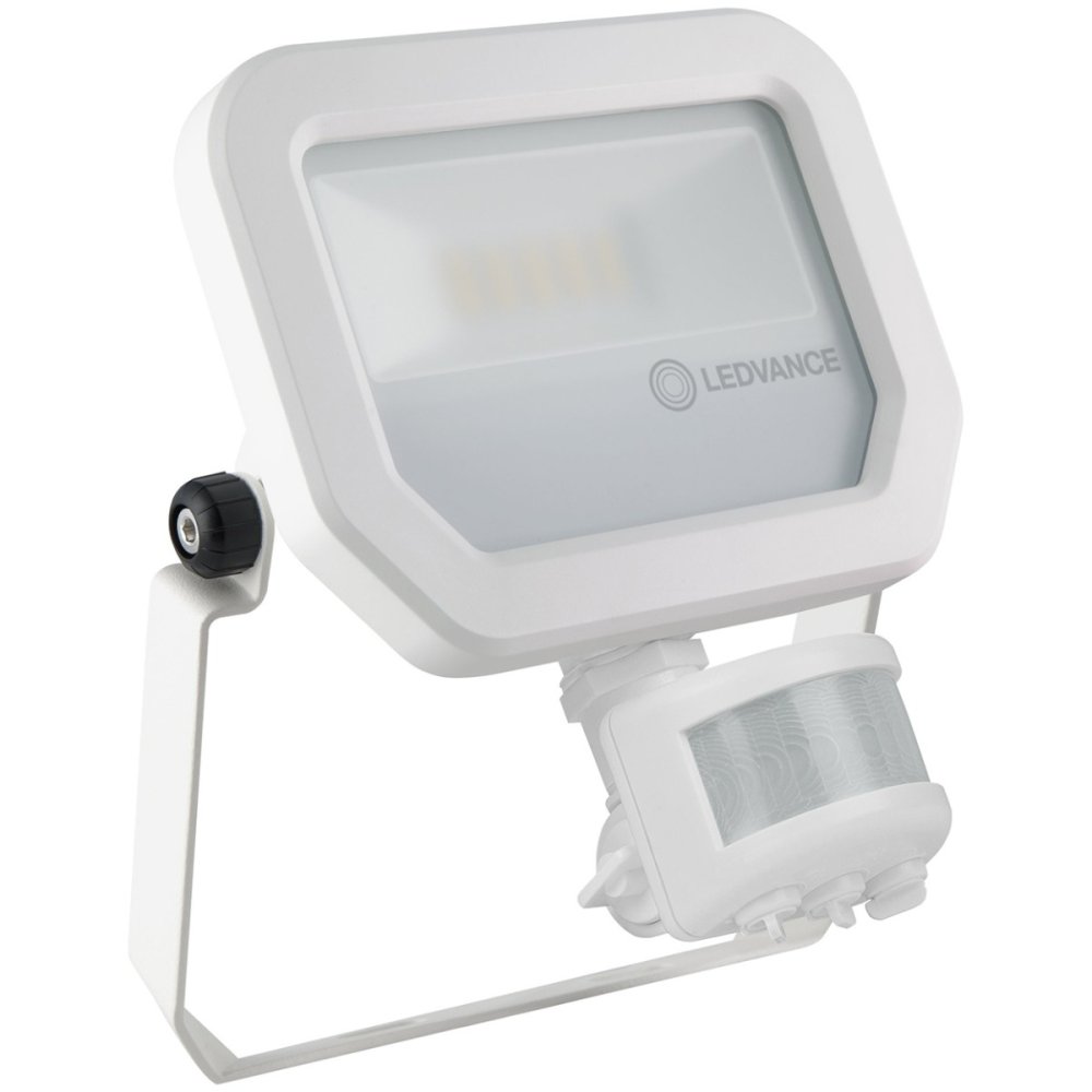 LED reflektor 10W 1200lm 4000K IP65 biely so senzorom pohybu a súmraku LEDVANCE Floodlight
