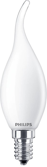 LED žiarovka Flame E14 BA35 2,2W = 25W 250lm 2700K Teplé vlákno Mlieko PHILIPS