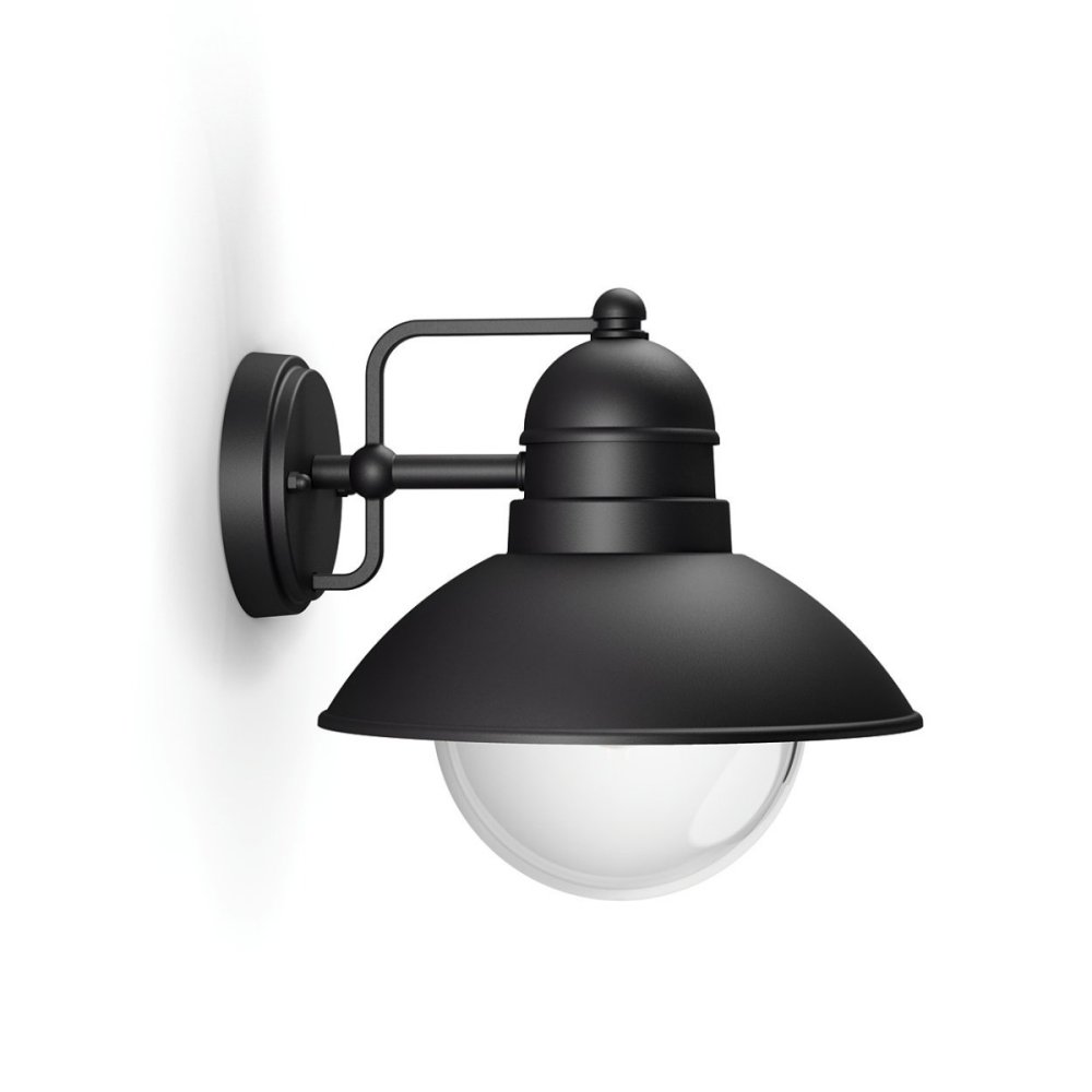 HOVERFLY myGarden E27 IP44 Záhradné svietidlo LED smerujúce nadol čierne PHILIPS