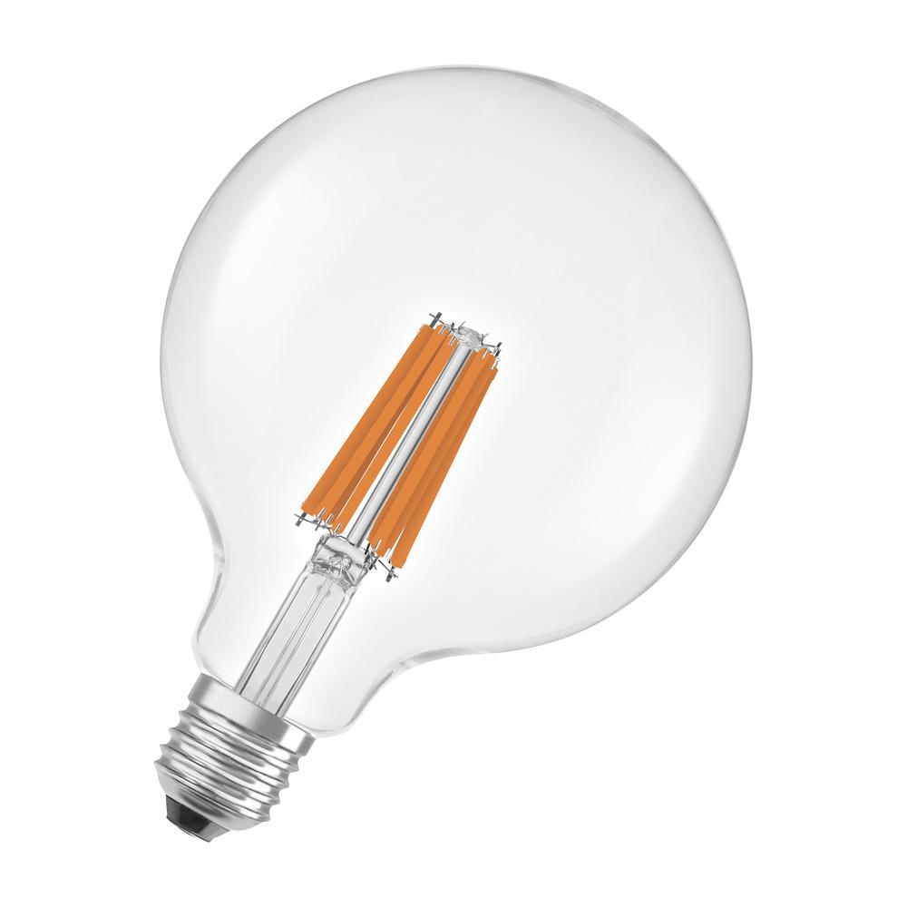 LED žiarovka G125 Sphere E27 7,2W = 100W 1521lm 4000K Neutrálne 330° vlákno CLASSIC ENERGETICKÁ ÚČINNOSŤ Osram