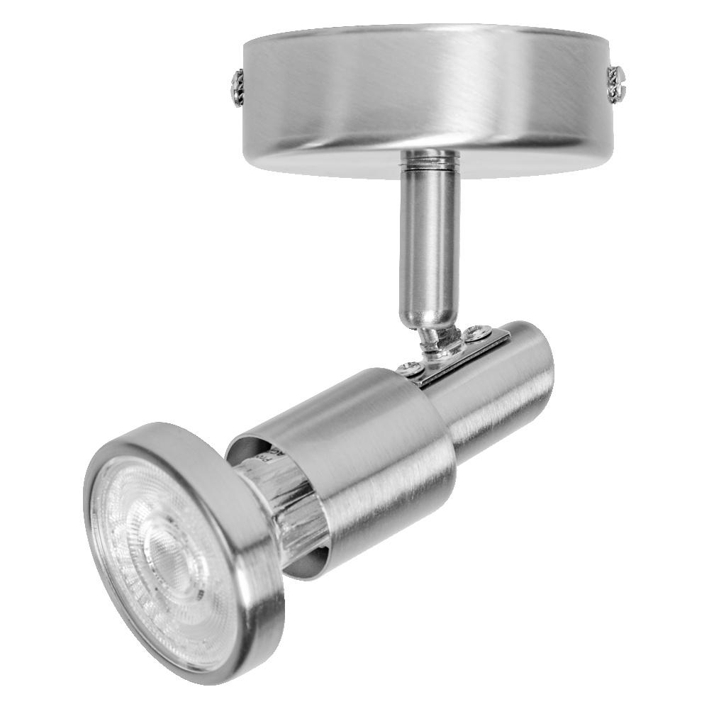 E-shop Stropné bodové svietidlo LED SPOT 1x GU10 sivé 2,6W 2700K teplé LEDVANCE