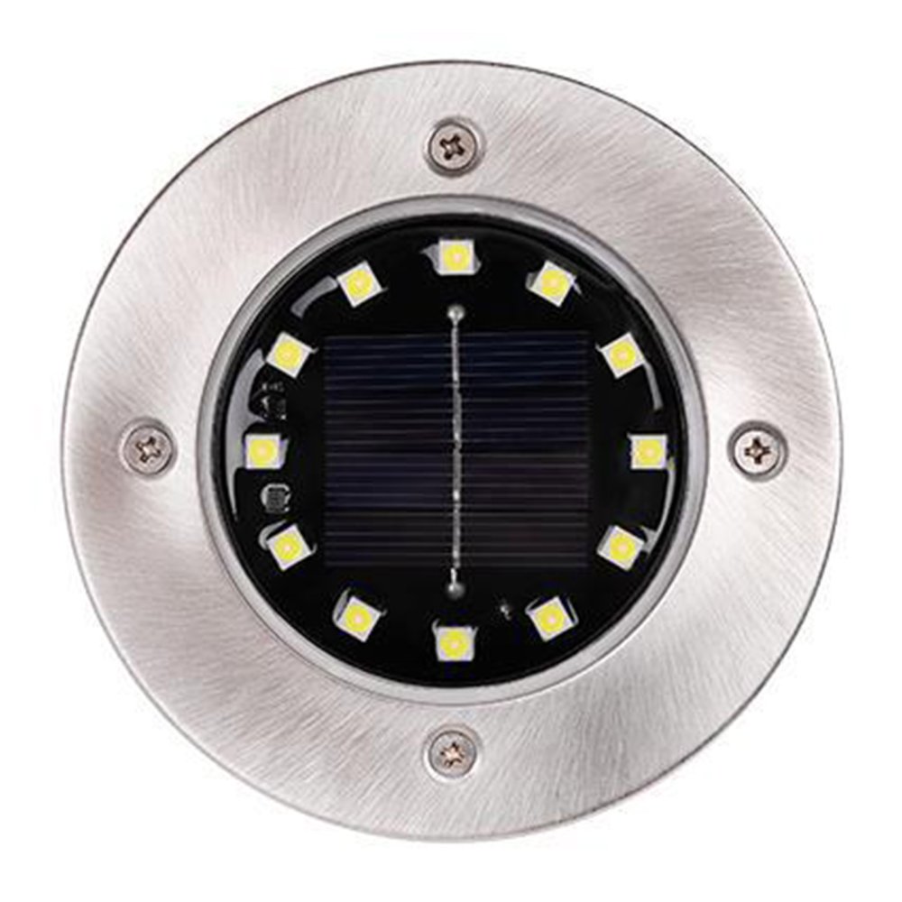 Sada 4x 12x LED SOLAR DOGRUNT LAMP s pohonom IP54