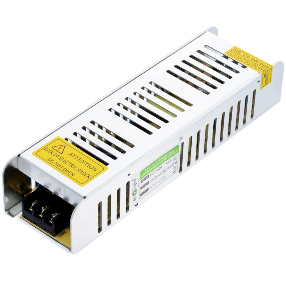 SLIM MODUL napájací zdroj 150W 12V DC 12,5A IP20