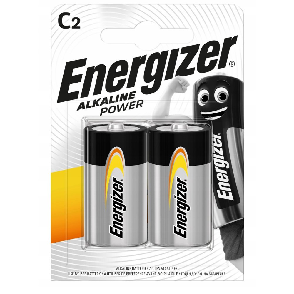 Alkalické batérie ENERGIZER C LR14 Blister 2ks