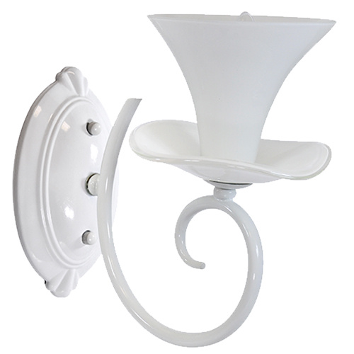 Nástenné svietidlo GLORIA 1xE14 White 26cm - GOLDLUX (Polux)