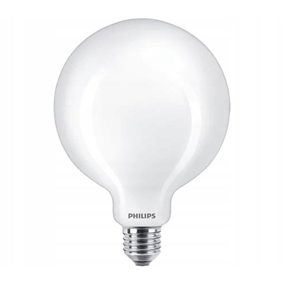 LED žiarovka Globe E27 G120 10,5W = 100W 1521lm 2700K Warm Filament Milk PHILIPS
