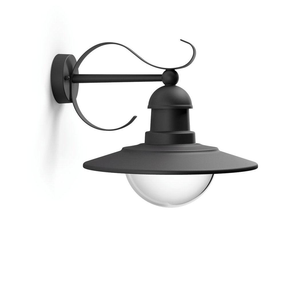 TOPIARY myGarden E27 IP44 LED Down Lantern Garden Lamp Black PHILIPS