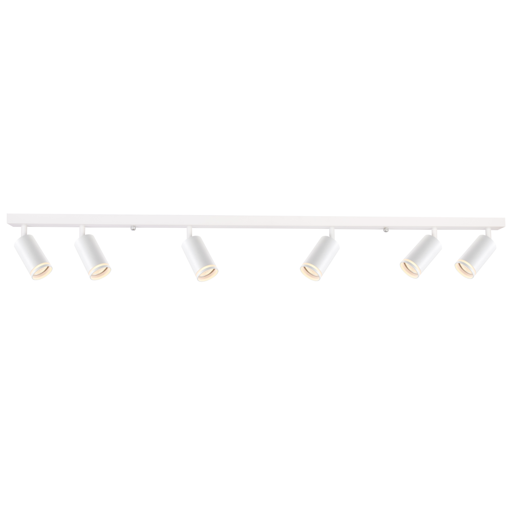E-shop Nástenné a stropné bodové svietidlo 6x GU10 White PARIS Sanico Goldlux