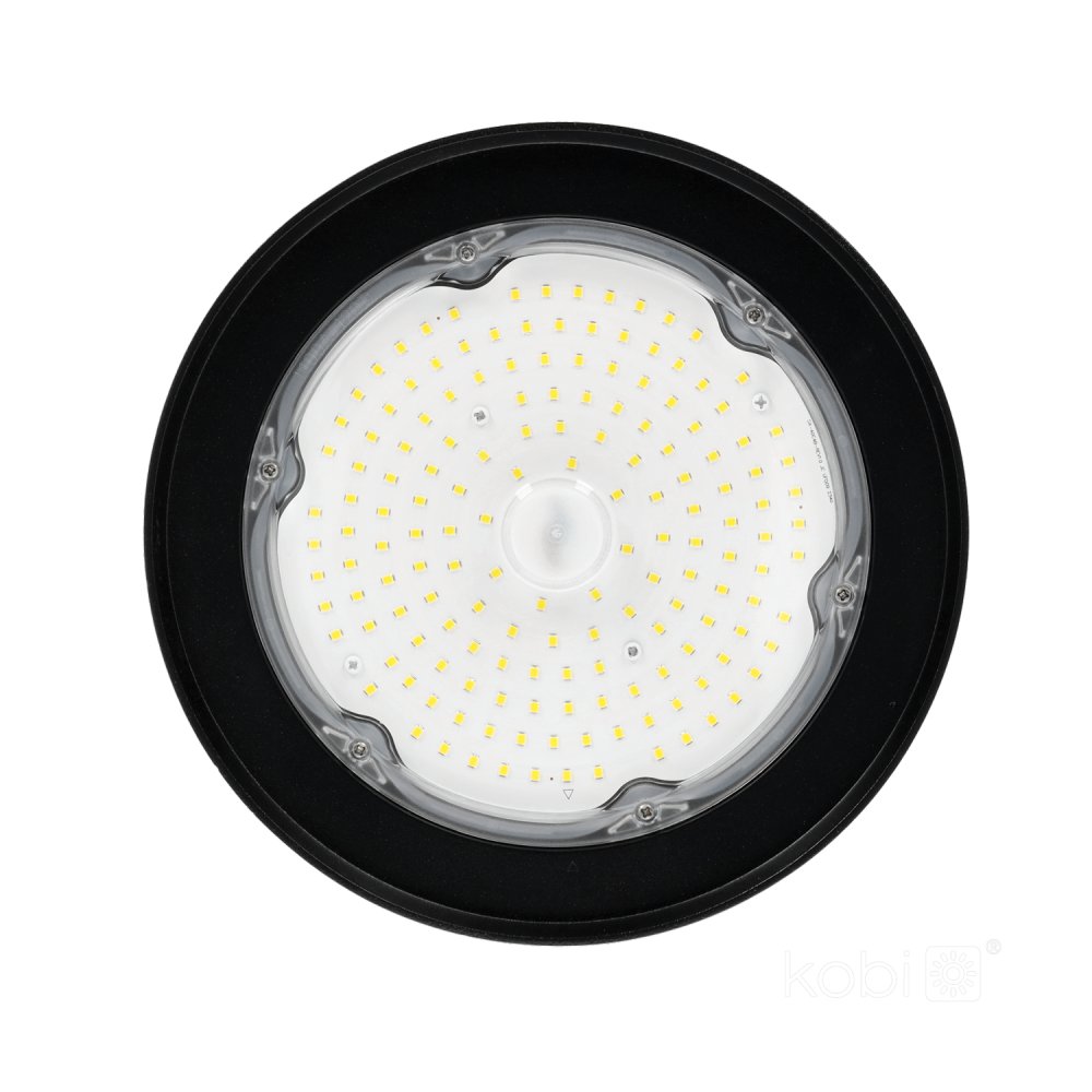 E-shop Priemyselné LED svietidlo High Bay 100W 14000lm 4000K neutrálna čierna IP66 IK10 Rio Pro
