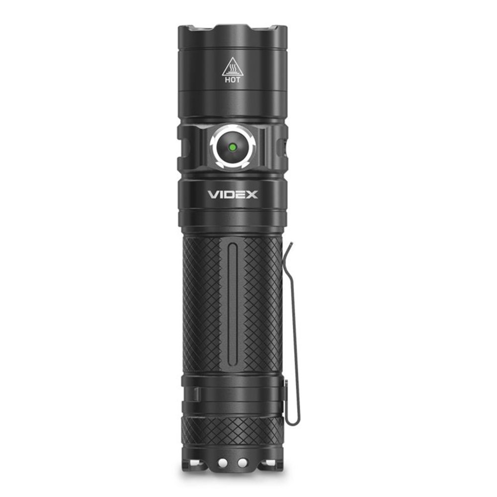 E-shop Ručná LED nabíjacia baterka 20W 4000lm 6 režimov USB-C vodotesná IP68 Videx