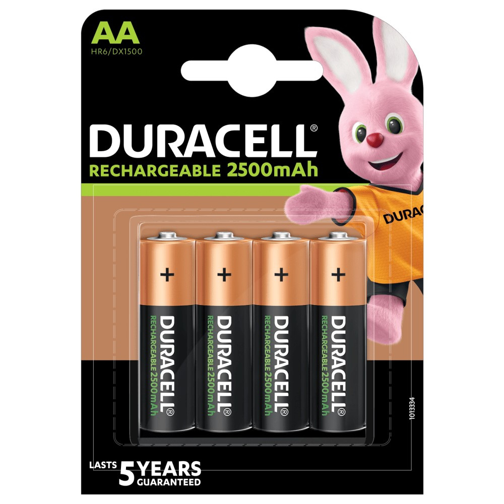 Batérie Duracell RECHARGEABLE AA 2500MAH HR6 Blister 4ks