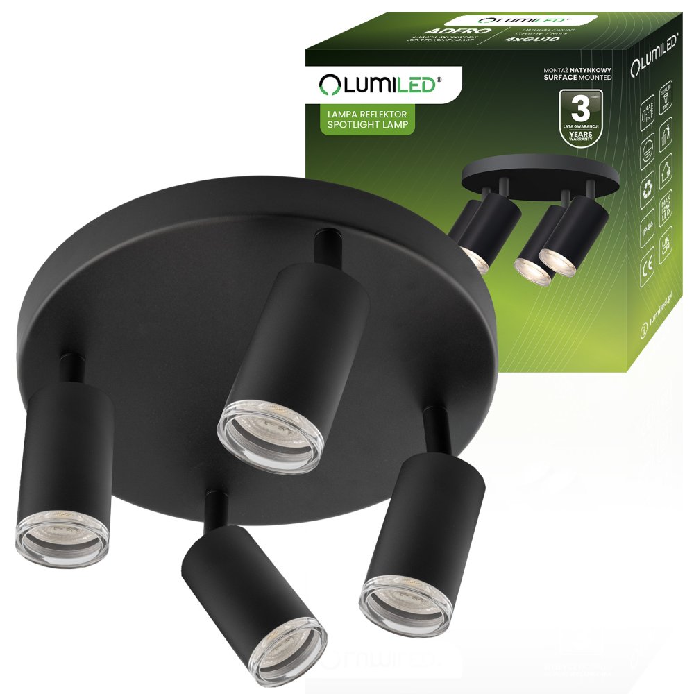 LED stropné svietidlo 4xGU10 LED stropné svietidlo 4xGU10
