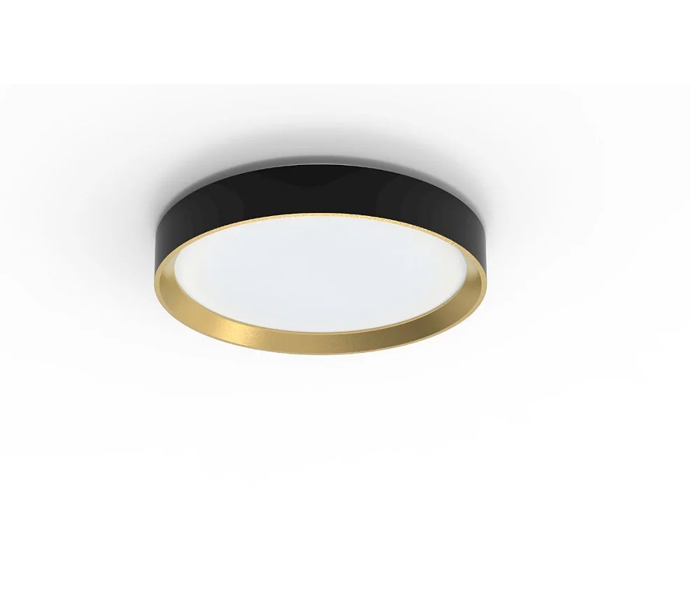 E-shop LED stropné svietidlo 24W 2800lm 4000K SceneSwitch Black|Gold Hanno Philips