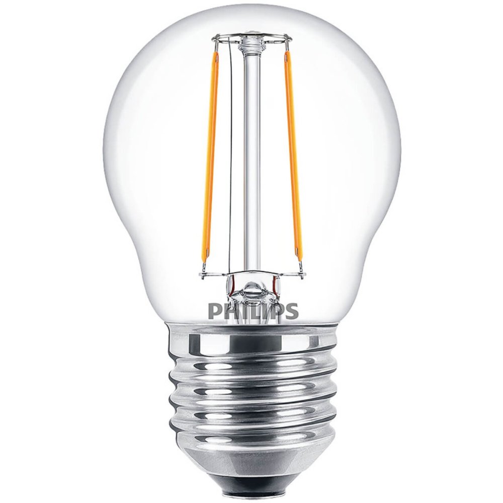 E-shop LED žiarovka E27 P45 2W = 25W 250lm 2700K Warm Filament PHILIPS
