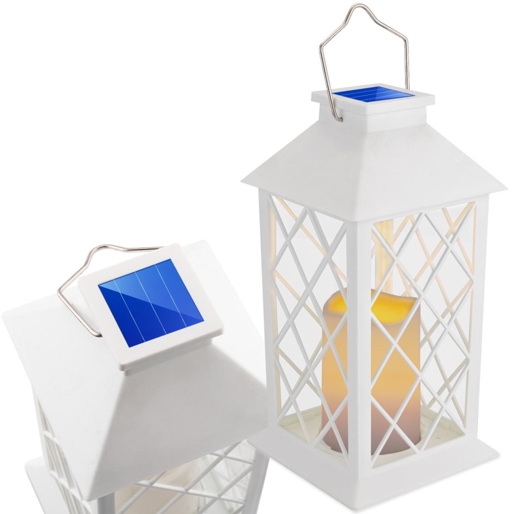 E-shop LED solárna záhradná lampa LIRIO Závesná lucerna 28cm LUMILED