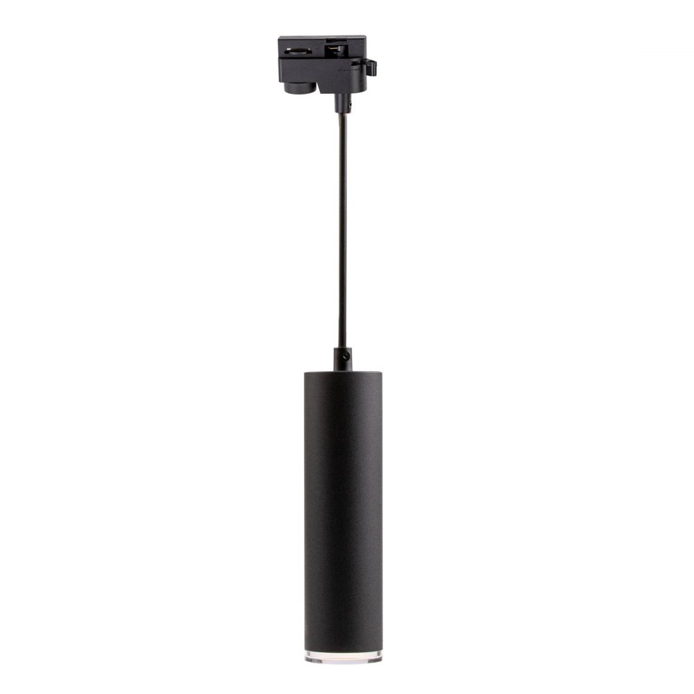 E-shop Stropná lampa na lištu závesná reflektor na lištu GU10 LED ADERO čierna LUMILED