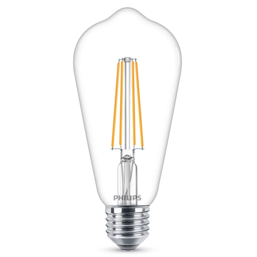 E-shop LED Edison E27 ST64 žiarovka 4,3W = 40W 470lm 2700K teplé vlákno PHILIPS