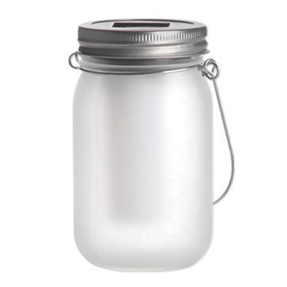 Záhradný lampáš LED Solar Jar Flame 13cm