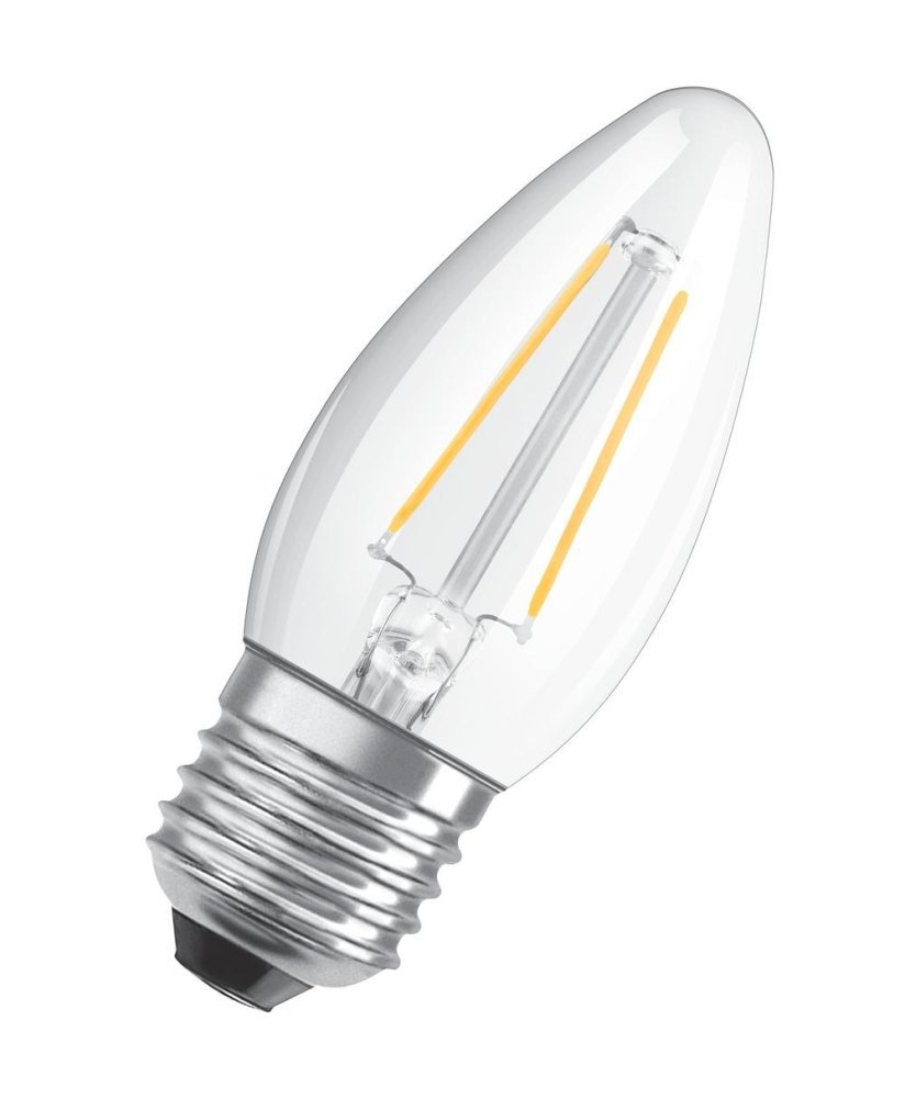 E-shop LED žiarovka E27 B35 CL 4,8W = 40W 470lm 2700K Warm 300° Filament OSRAM SUPERSTAR Dimmable