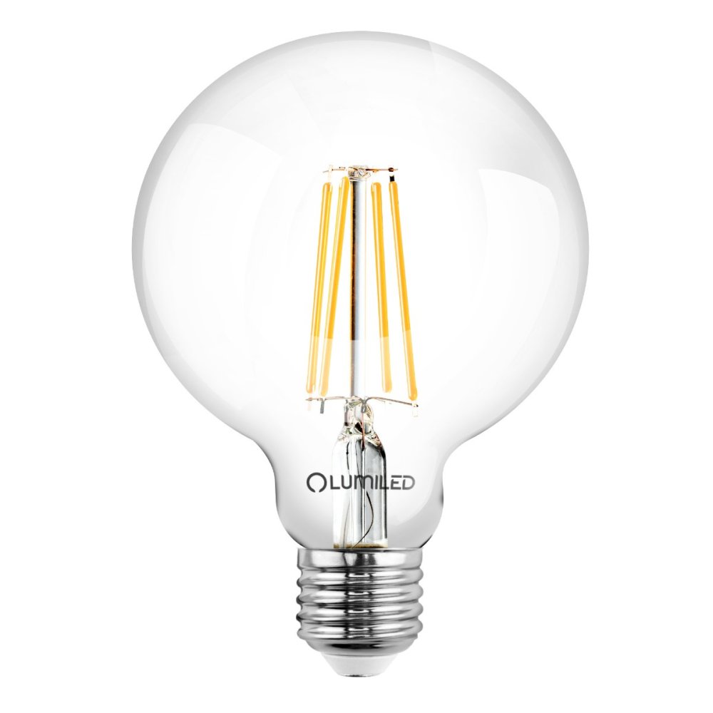 Dekoratívna LED žiarovka E27 G125 7W = 60W 806lm 4000K Neutrálna 360° žiarovka LUMILED globe