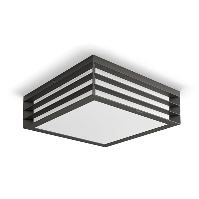 LED vonkajšie stropné svietidlo MOONSHINE myGarden 2xE27 IP44 Nástenné svietidlo Plafond Anthracite PHILIPS