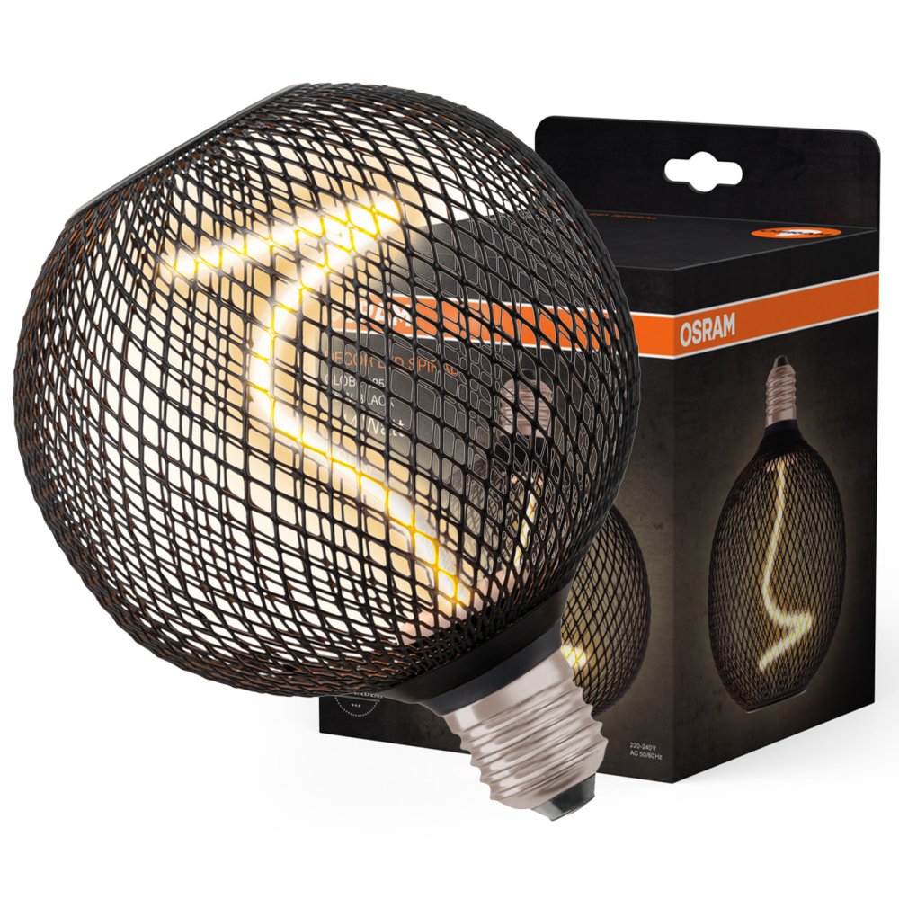 Dekoratívna LED žiarovka E27 3,5W = 14W 130lm 1800K Warm 320° Filament Dimmable Decor Osram