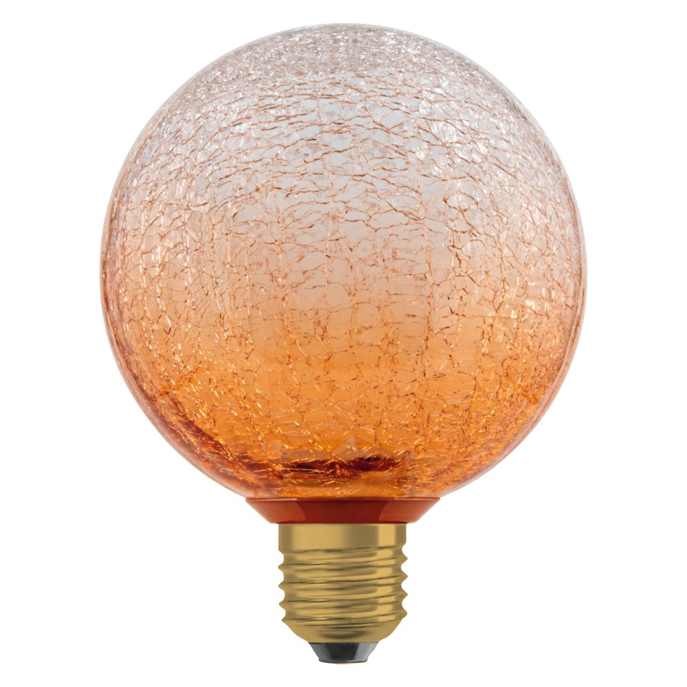 E-shop LED žiarovka E27 guľa mrazivá 3, 5W 300lm 2700K teplá dekoračná oranžová Osram