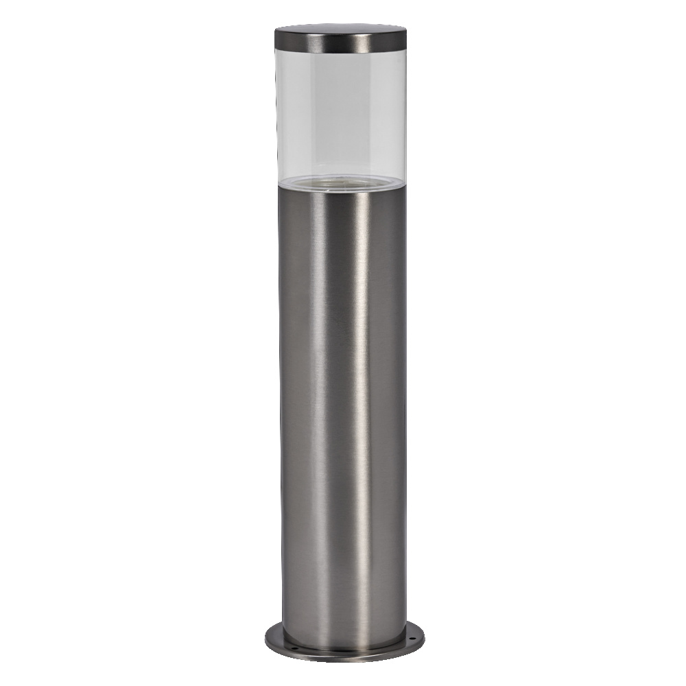 E-shop Záhradný vonkajšia stojaca stĺpik lampa E27 strieborná IP44 ENDURA Osram