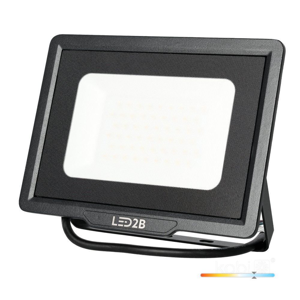 E-shop LED reflektor 50W 4000lm 6000K IP65 Black LED2B KOBI MH