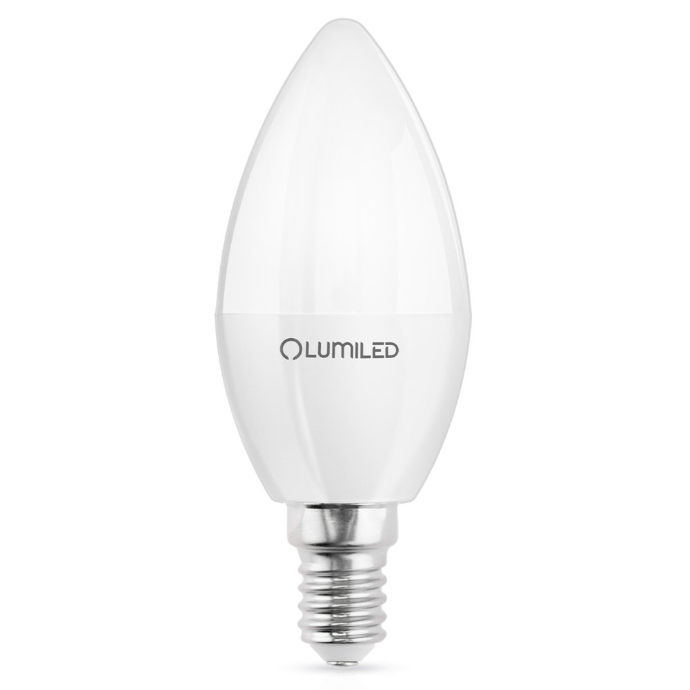 LED žiarovka B35 E14 8W = 60W 806lm 3000K Warm 180° LUMILED