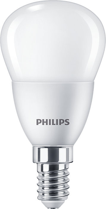 LED žiarovka guľová E14 P45 4,9W = 40W 470lm 2700K teplá mliečna PHILIPS