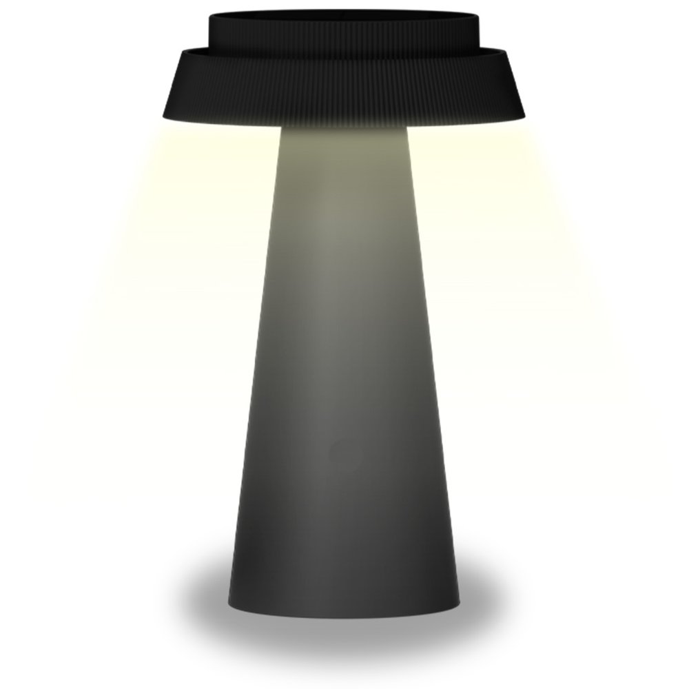 Solárna záhradná lampa LED Stojaca dekoratívna stolová lampa 1800-3000K USB-C 3 farby