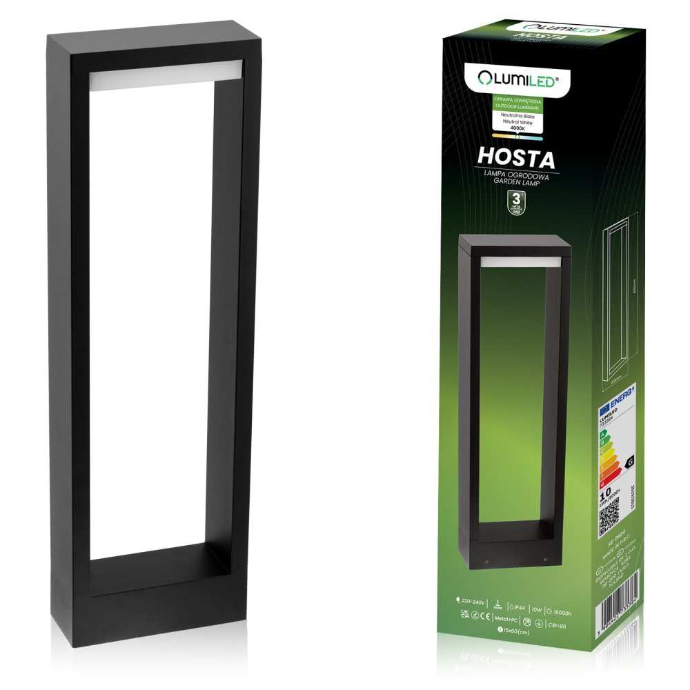 E-shop LED 10W HOSTA 60cm Lumiled vonkajšie stĺpikové záhradné svietidlo