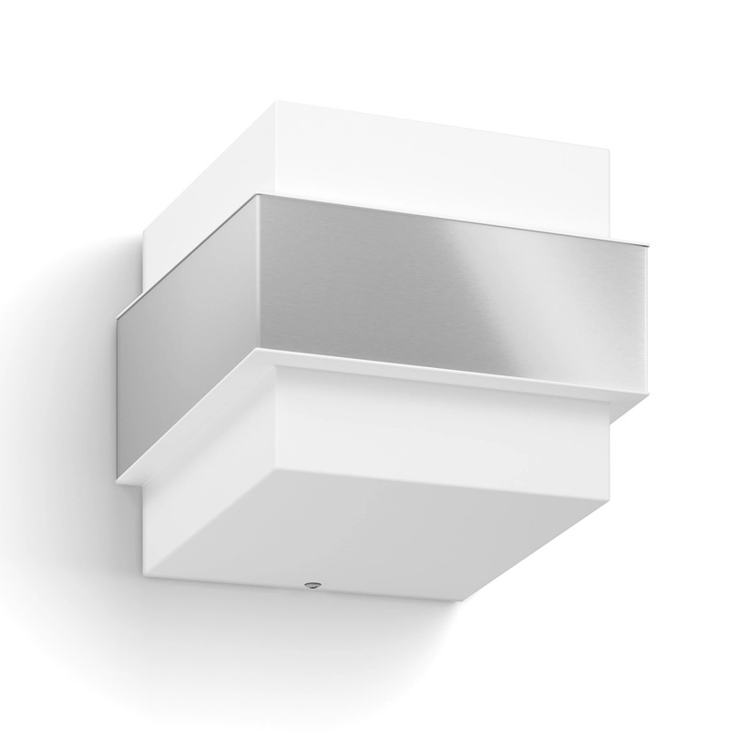 SHOVEL myGarden E27 IP44 LED fasádne nástenné svietidlo Top - Down White - Silver PHILIPS