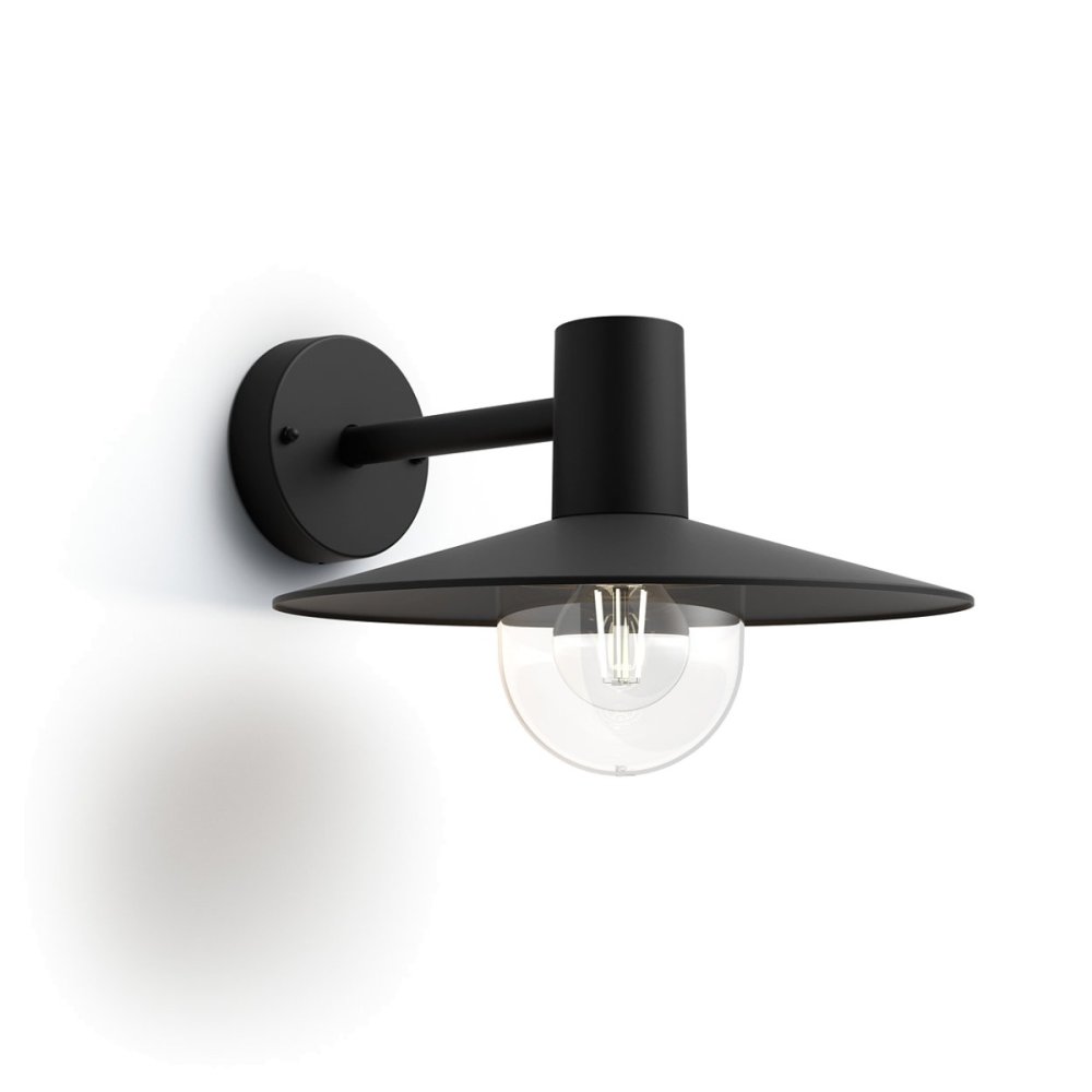 SKUA myGarden E27 IP44 Záhradné svietidlo LED smerujúce nadol čierne PHILIPS
