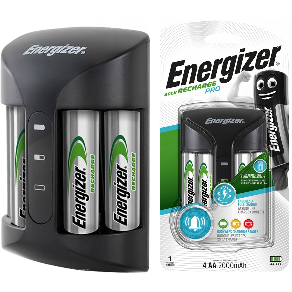ENERGIZER PRO CHARGER + 4x POWER PLUS AA 2000mAh dobíjacie batérie