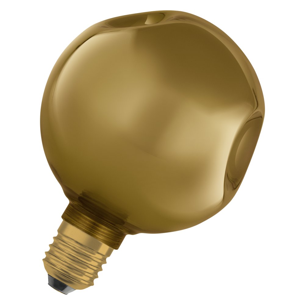 E-shop LED žiarovka E27 guľa 3, 5W 300lm 2700K teplá dekoratívna zlatá ELECTRO GLASS SMALL Osram