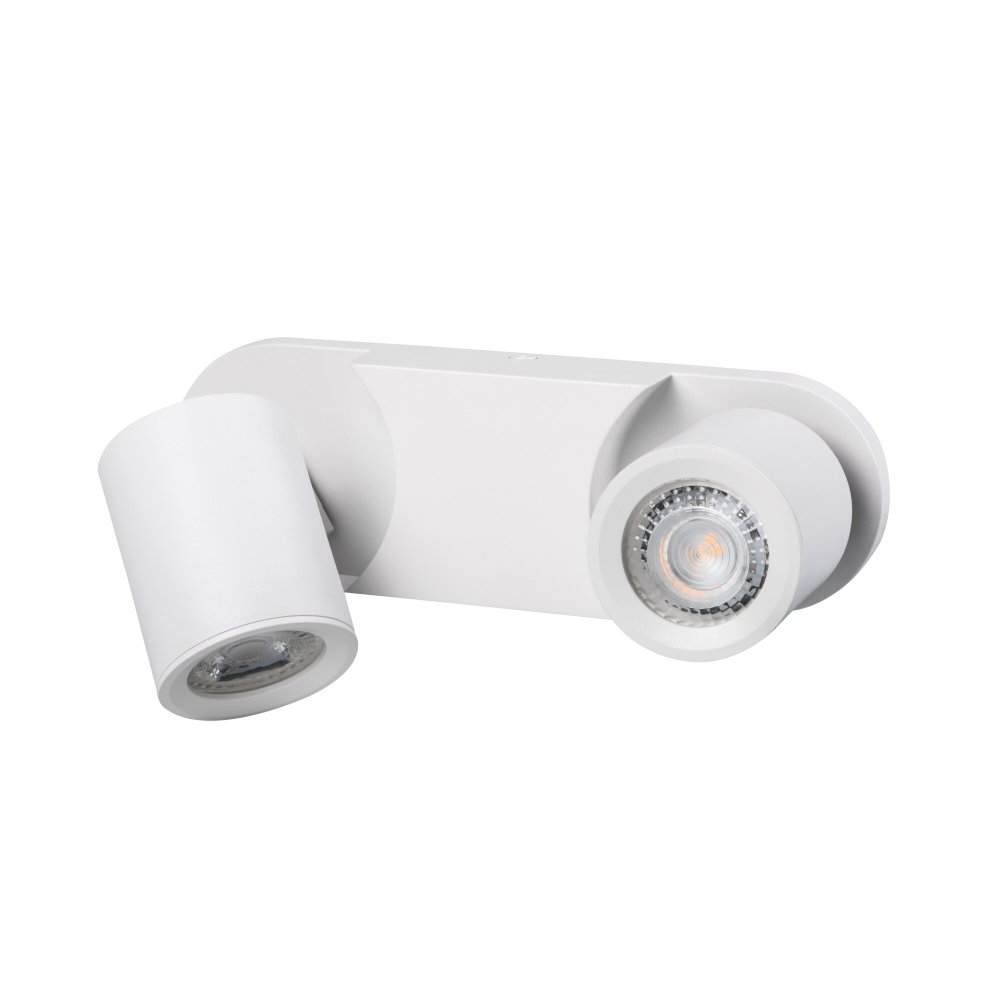 E-shop Nástenné svietidlo stropné nastaviteľné LED GU10 okrúhle biele Laurin Kanlux