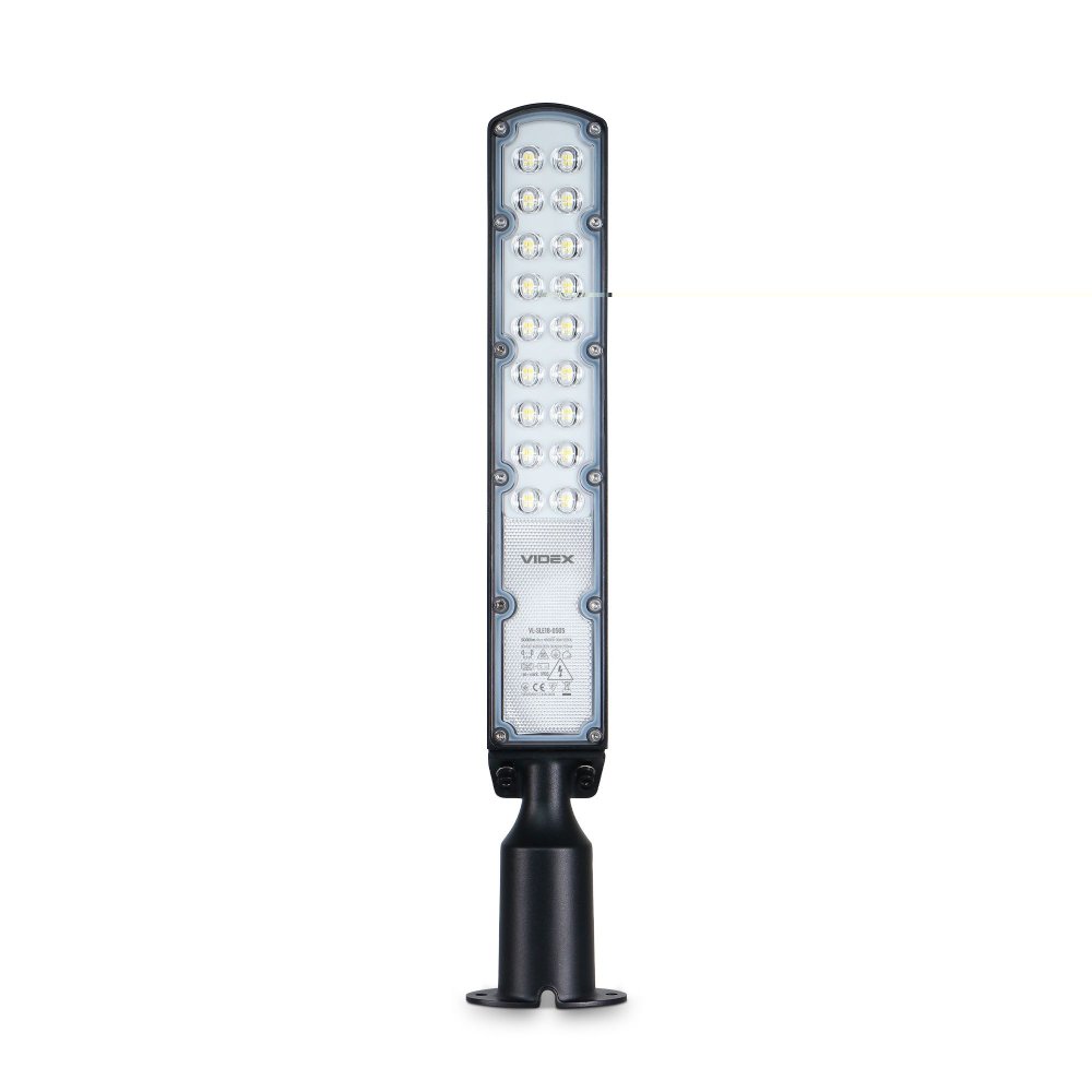 E-shop Uličná lampa LED 50W 5000lm 5000K neutrálna 130° 0, 25A čierna VIDEX