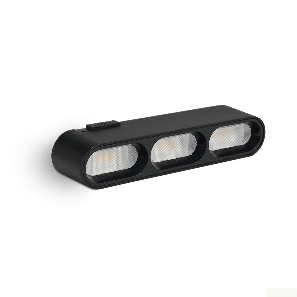 E-shop LED lampa do magnetickej koľajnice 5, 5W 420lm 4000K neutrálna CRI90 90° čierna VIDEX