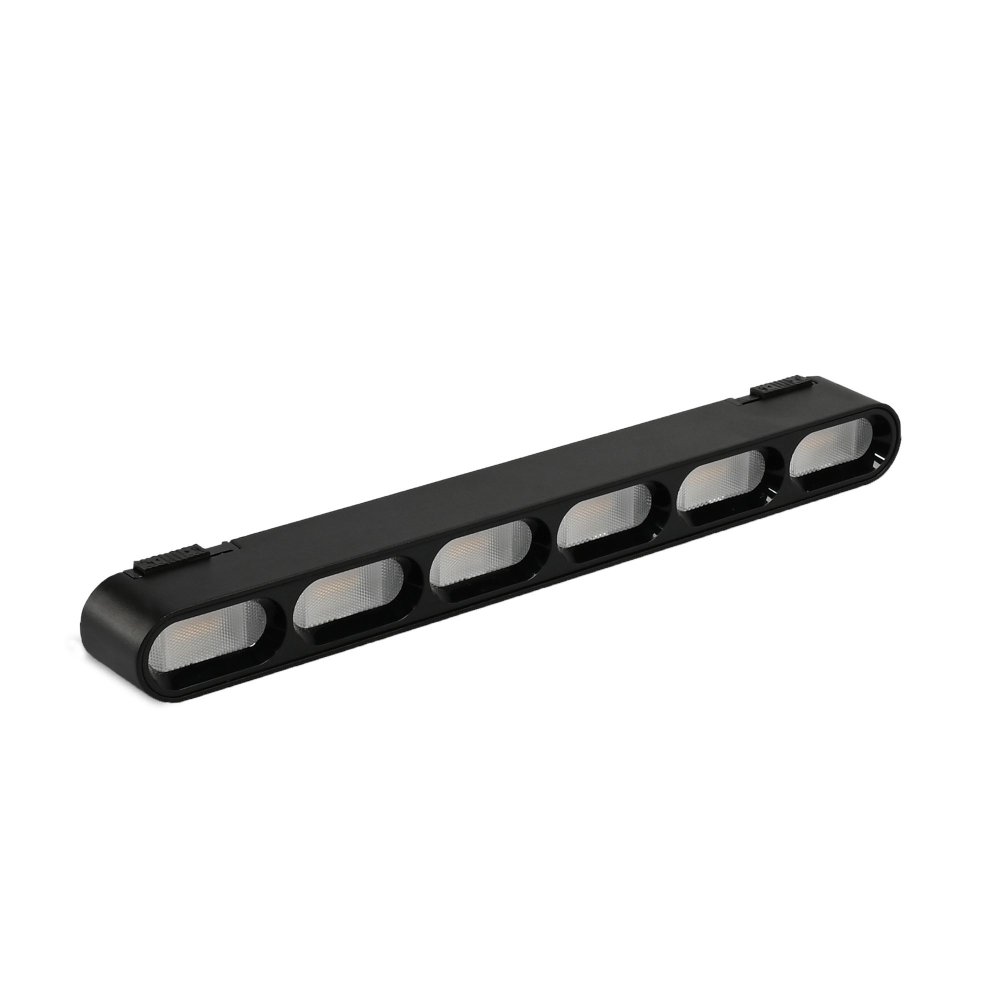 E-shop LED lampa na magnetickú lištu 11W 880lm 4000K neutrálna CRI90 90° čierna VIDEX