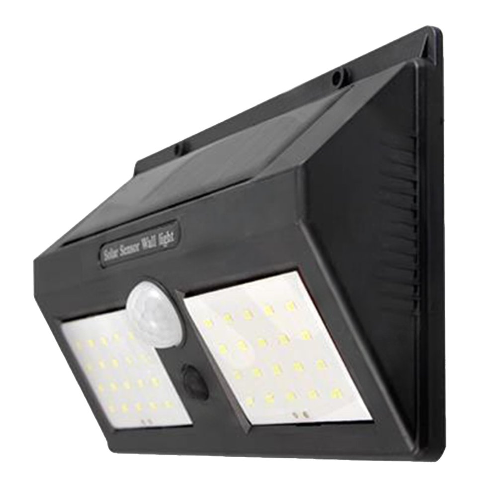 E-shop Solárne LED reflektory 5W 5500-6000K Studené IP65 Čierny Masterled pohybový senzor