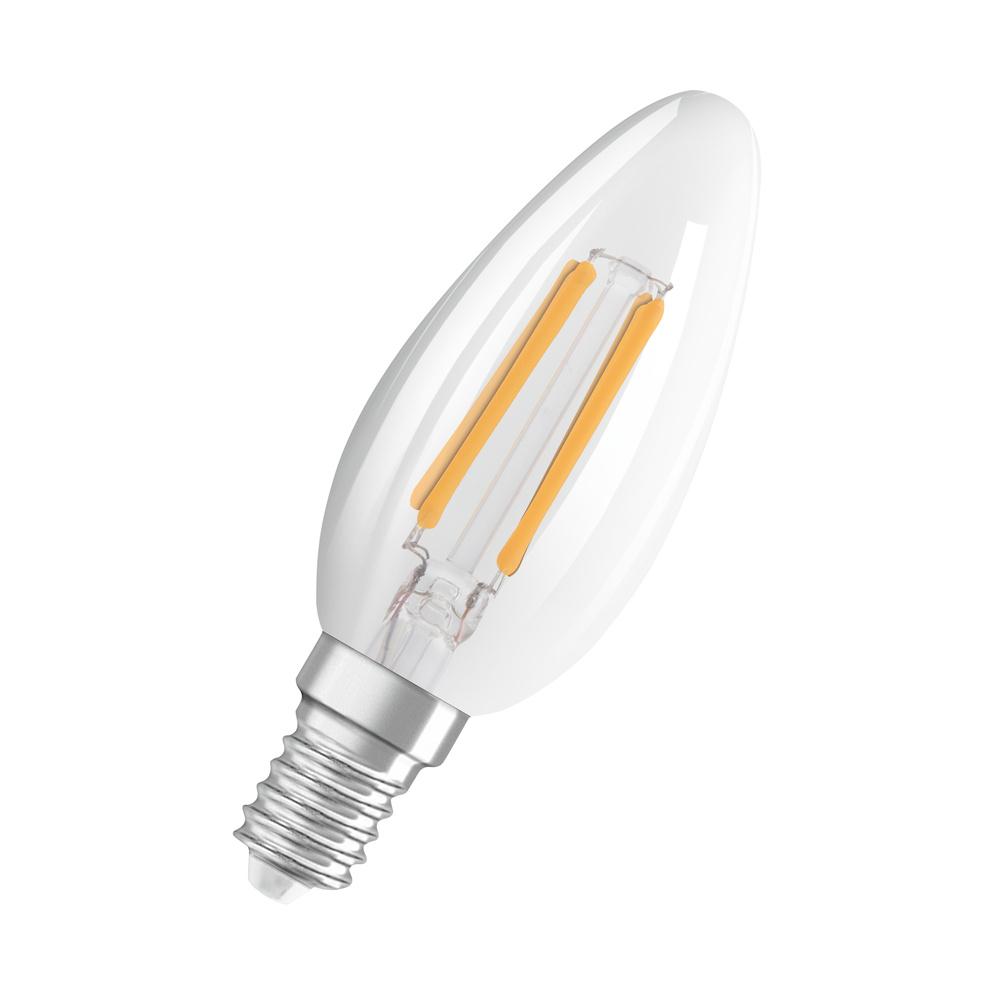 E-shop LED žiarovka E14 B40 4W = 40W 470lm 2700 Warm 300° Filament 3-stupňová stmievateľná OSRAM STAR