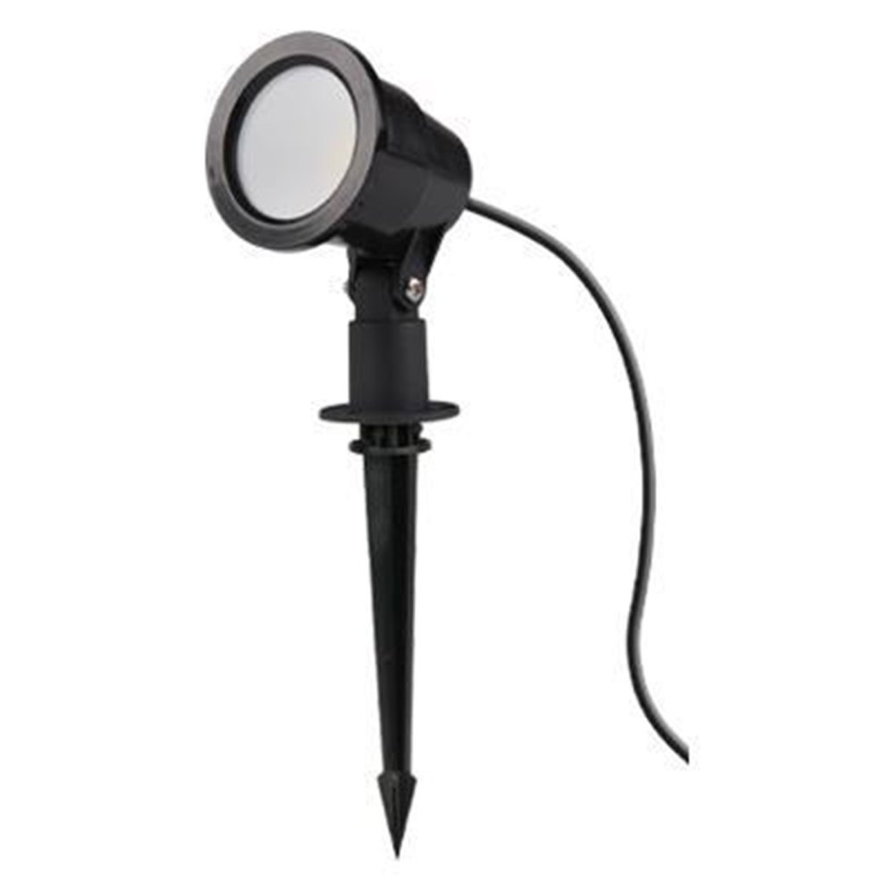 Záhradný vonkajší reflektor LED SERGIO 7W 2700K Driven Black Modern