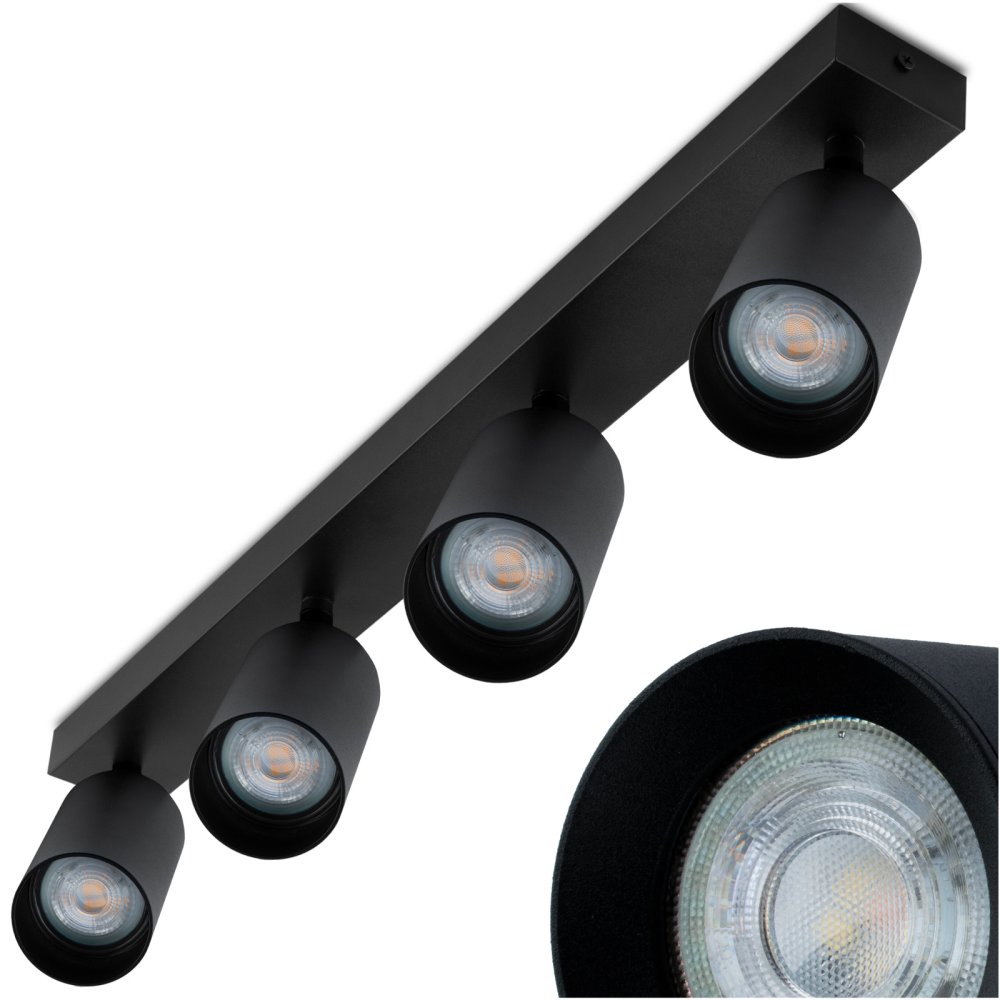 E-shop Stropné svietidlo 4x GU10 TABULA LUMILED