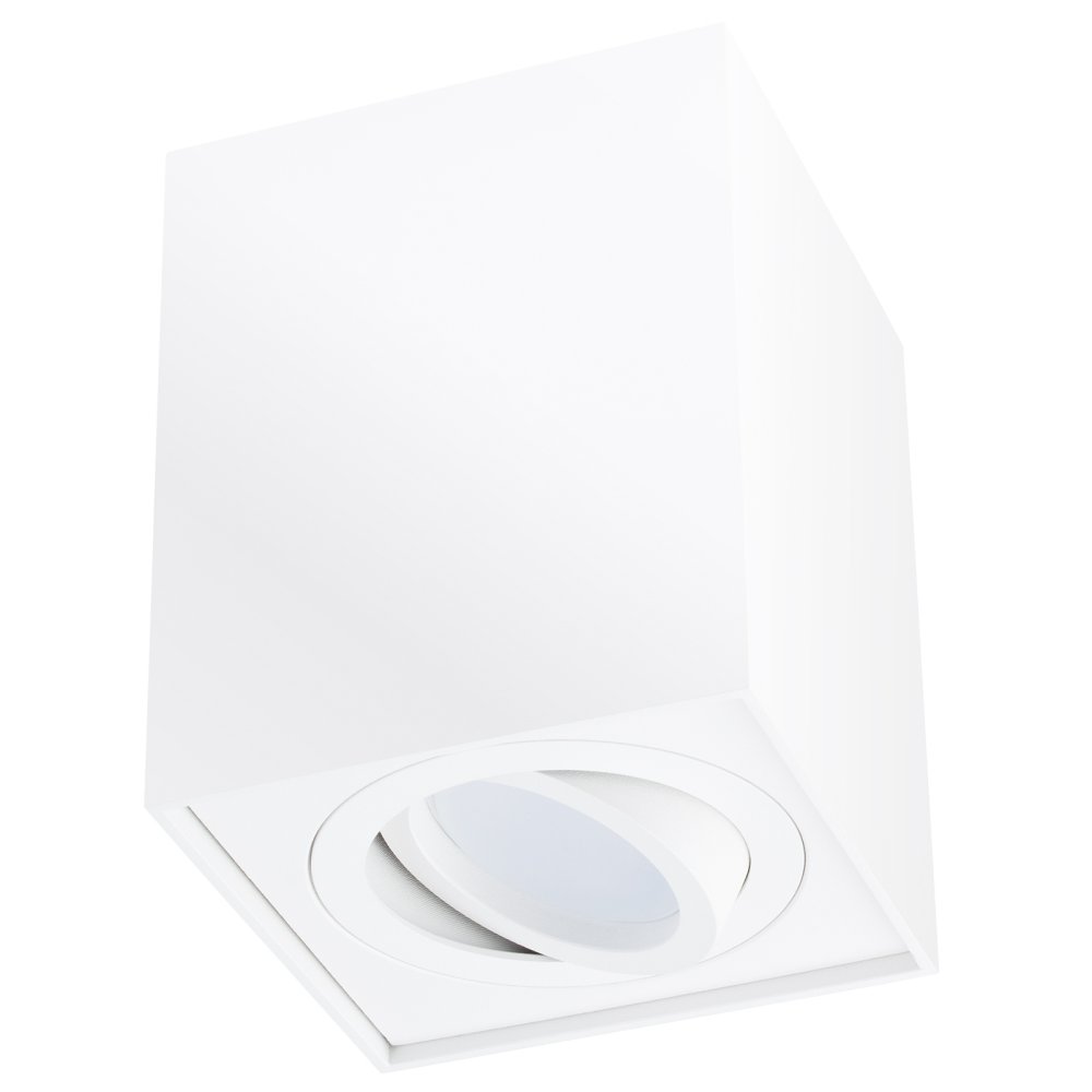 HALOGEN Spot Tube Movable AMAT-L GU10 Square White 115mm LUMILED pre povrchovú montáž