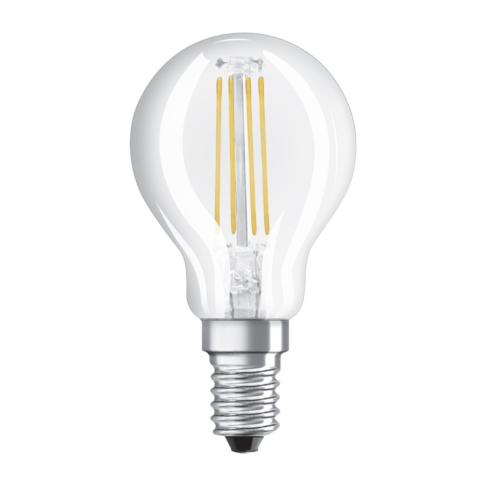LED žiarovka E14 P45 CL 4W = 40W 470lm 4000lm Neutrálne 300° vlákno OSRAM STAR