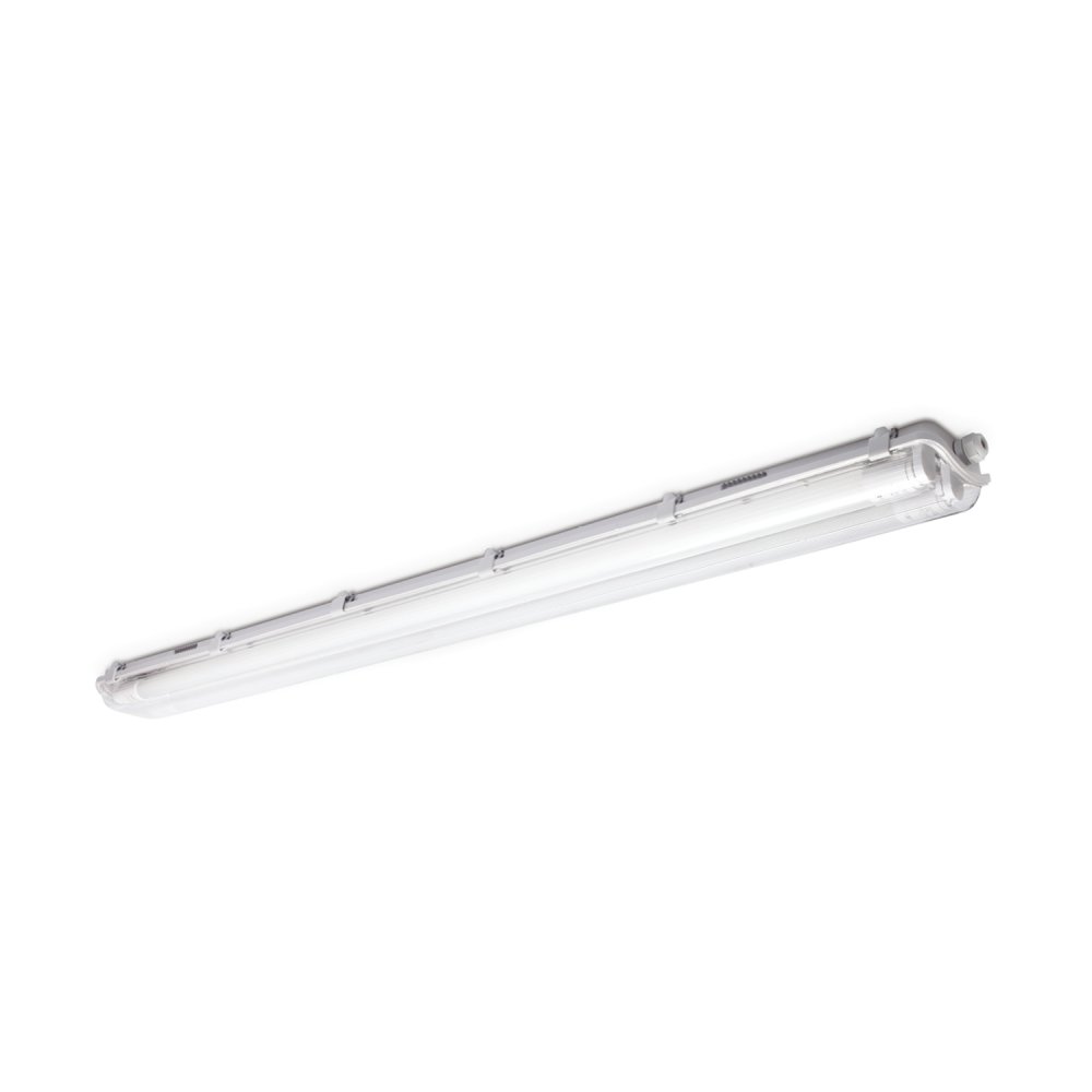 E-shop Súprava hermetické priemyselné svietidlo 2x120cm + LED trubica T8 18W 6500K studená IP65 Kobi