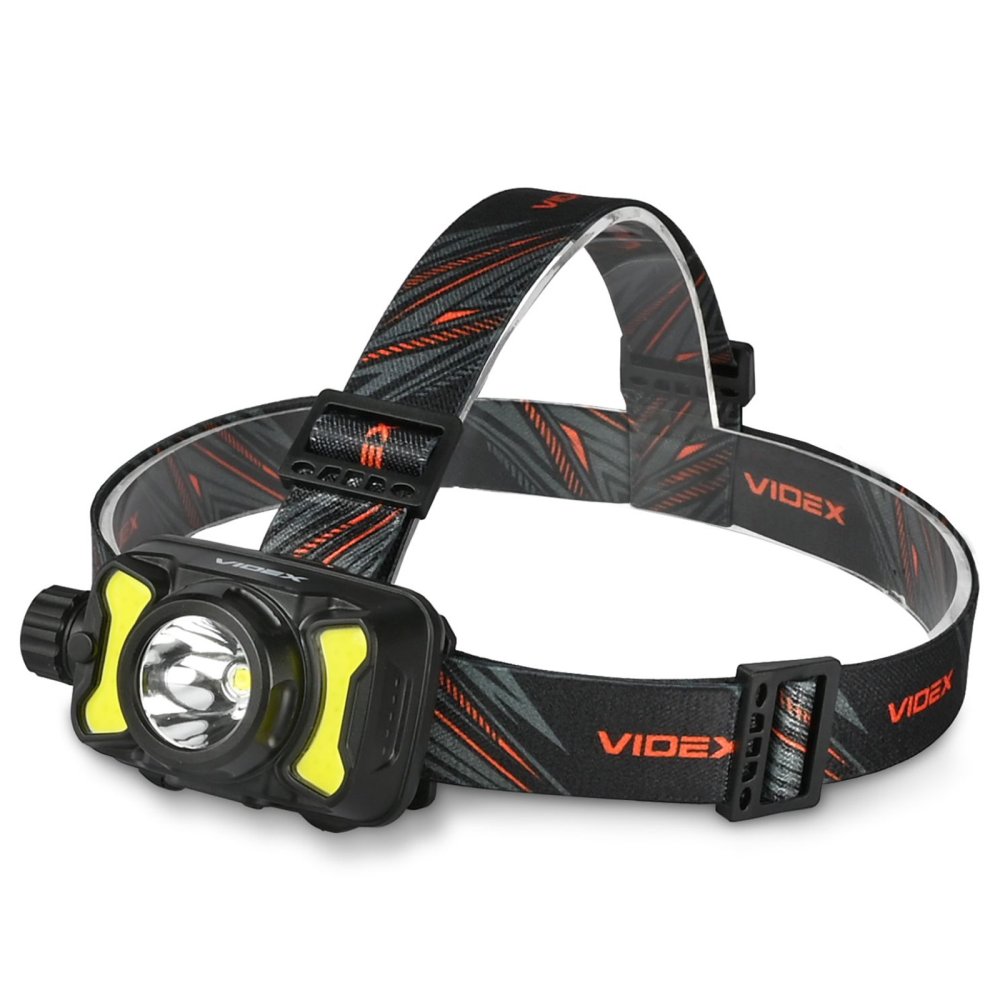 E-shop Akumulátorová LED čelovka 5W 700lm 8 režimov USB-C vodotesná IP55 Videx
