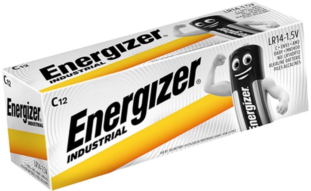 Alkalické batérie ENERGIZER INDUSTRIAL C LR14 Blister 12ks